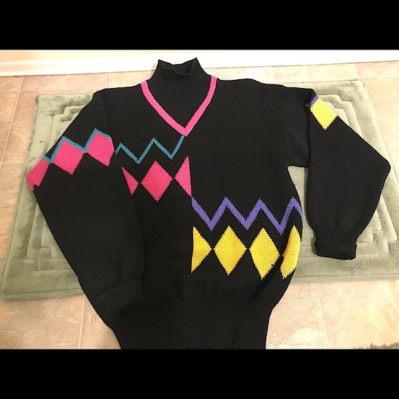 Sweaters - Vintage 80s Ski Sweater